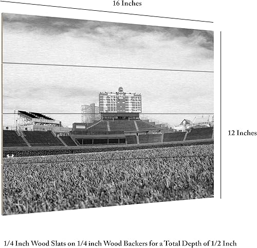 Miniatura 6 de Trademark Fine Art Wrigley de Yale Gurney 12x16, listones de madera, multicolor