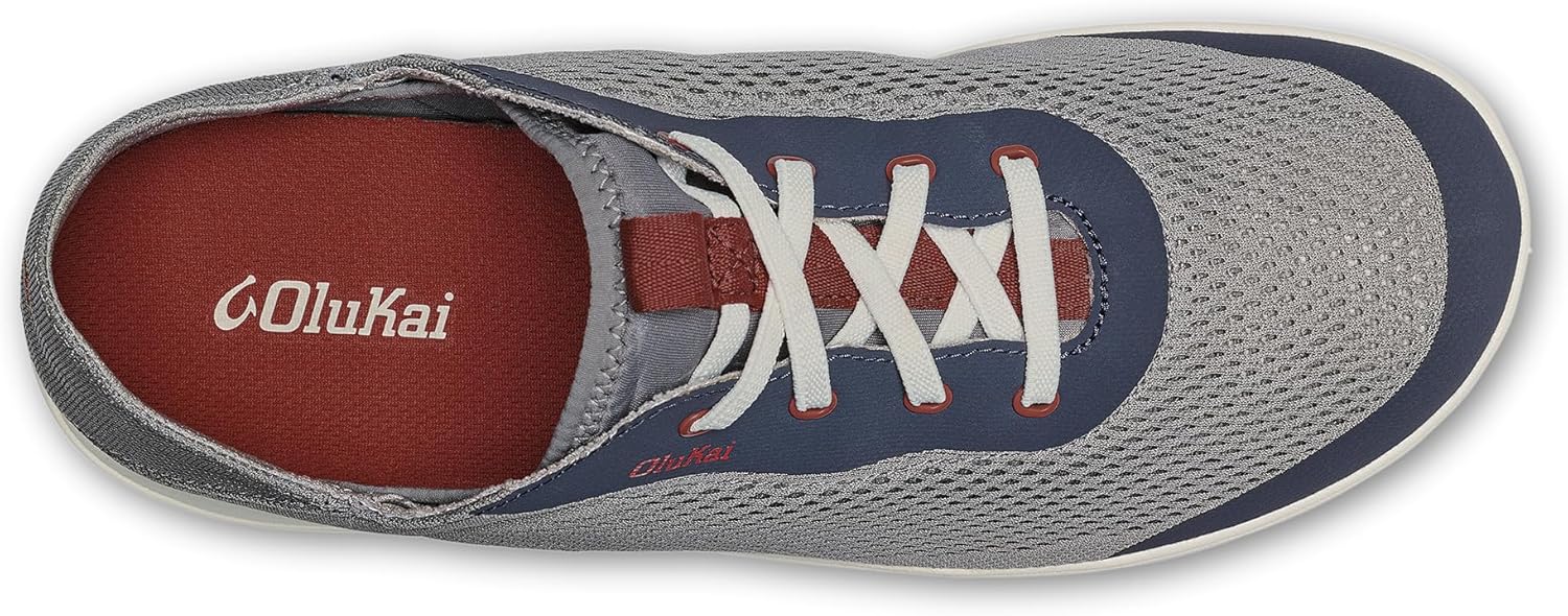 OLUKAI 'Ahi Men’s Performance Marine Shoes, Water-Ready Sneakers with Customized Lacing Fit, Lightweight & Breathable, Enhanced Grip & Traction - Image 2