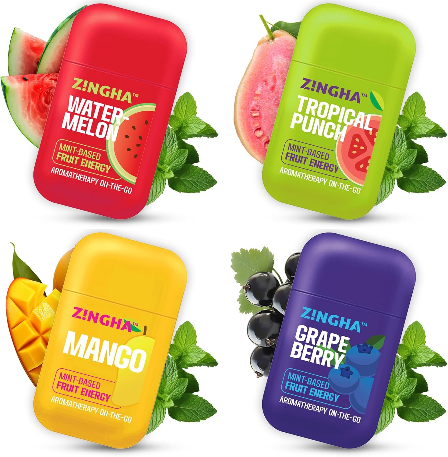 ZINGHA Nasal Stick – Instant Clear Breathing & Sinus Relief | Strong Aromatherapy Inhaler with Natural Essential Oils | Portable Mood Boost & Mental Clarity Reset