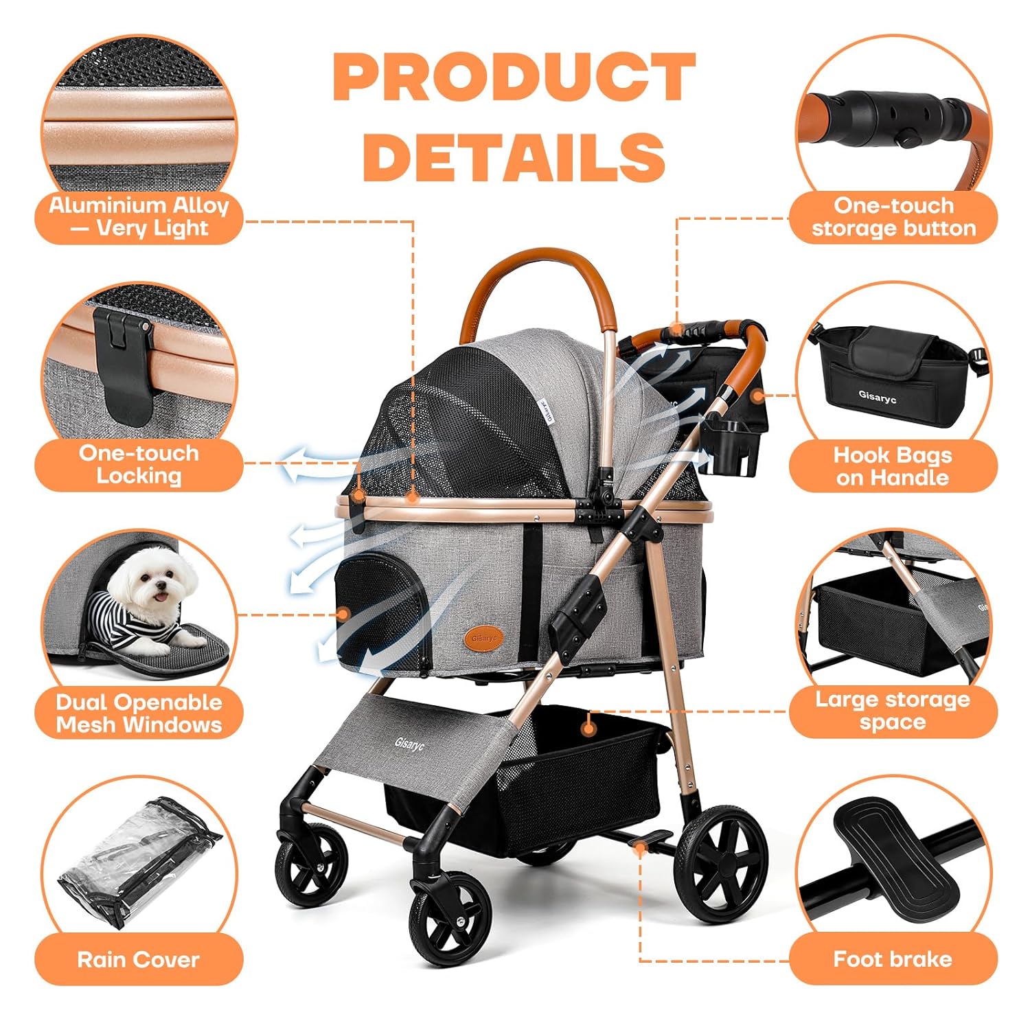 The Ultimate Pet Adventure: A Review of the 3-in-1 Dog Cat Stroller for Small and Medium Pets