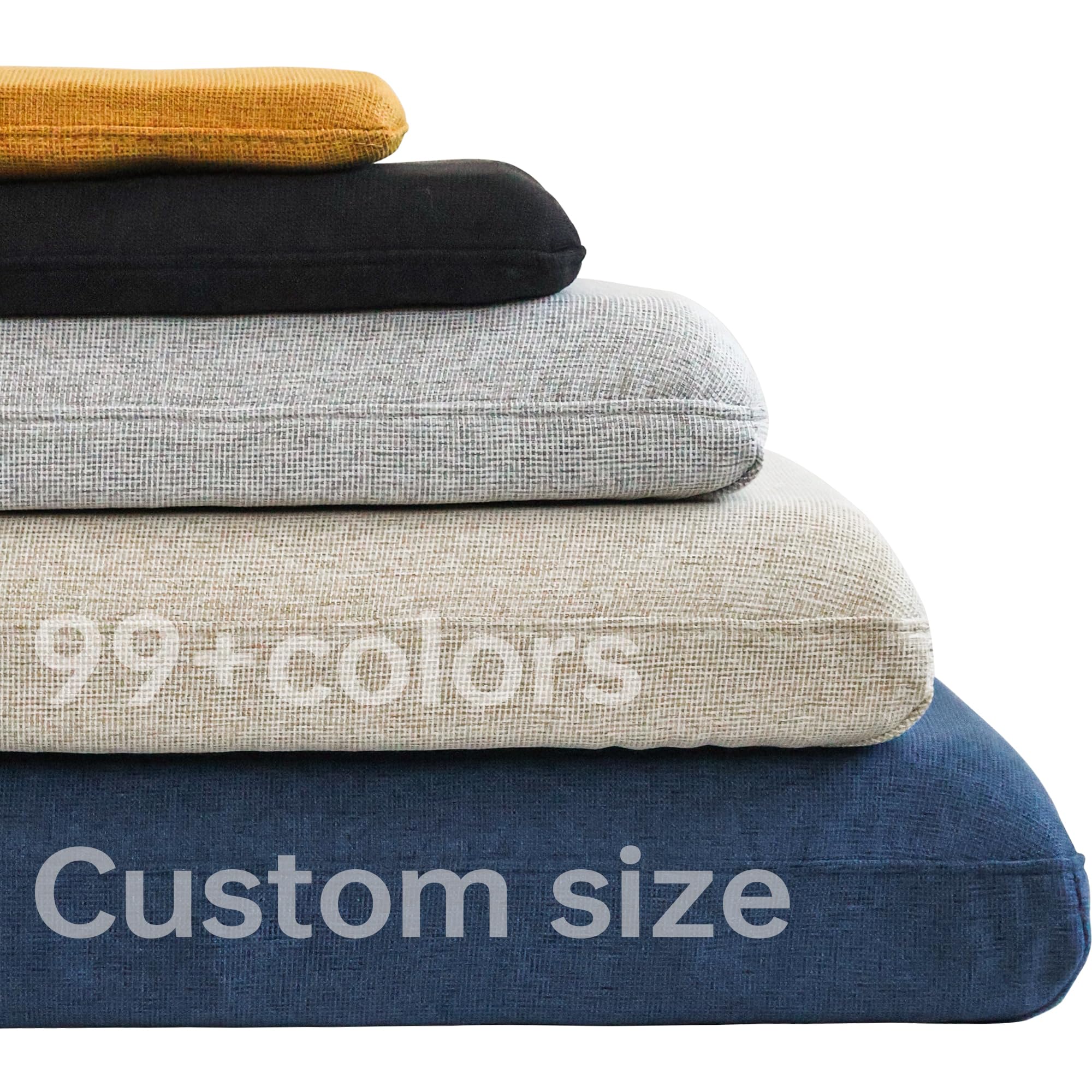 GZSQCJJ Customized Seating Softness and Hardness, Customized Size Bench Cushions, Suitable for Indoor/Outdoor Furniture, 6 Styles Available, 90+