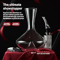 Vista 6 de Omni - Juego de aireador de vino y decantador Citadel por Vintorio