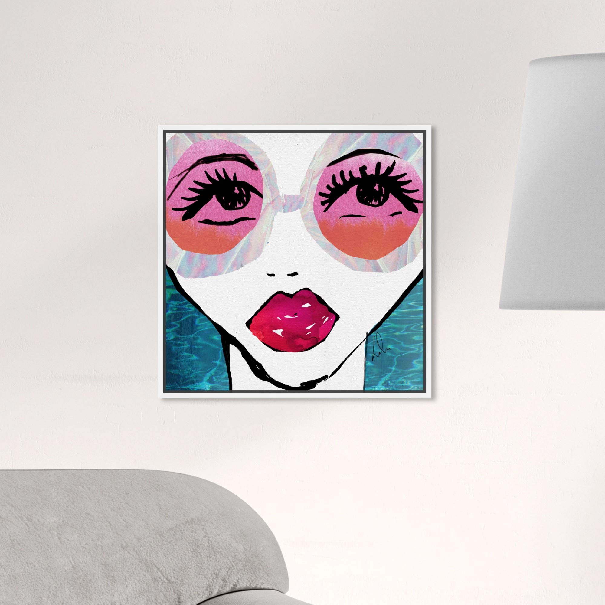 Amazon.com: Fashion and Glam Framed Wall Art Canvas Prints 'Ready