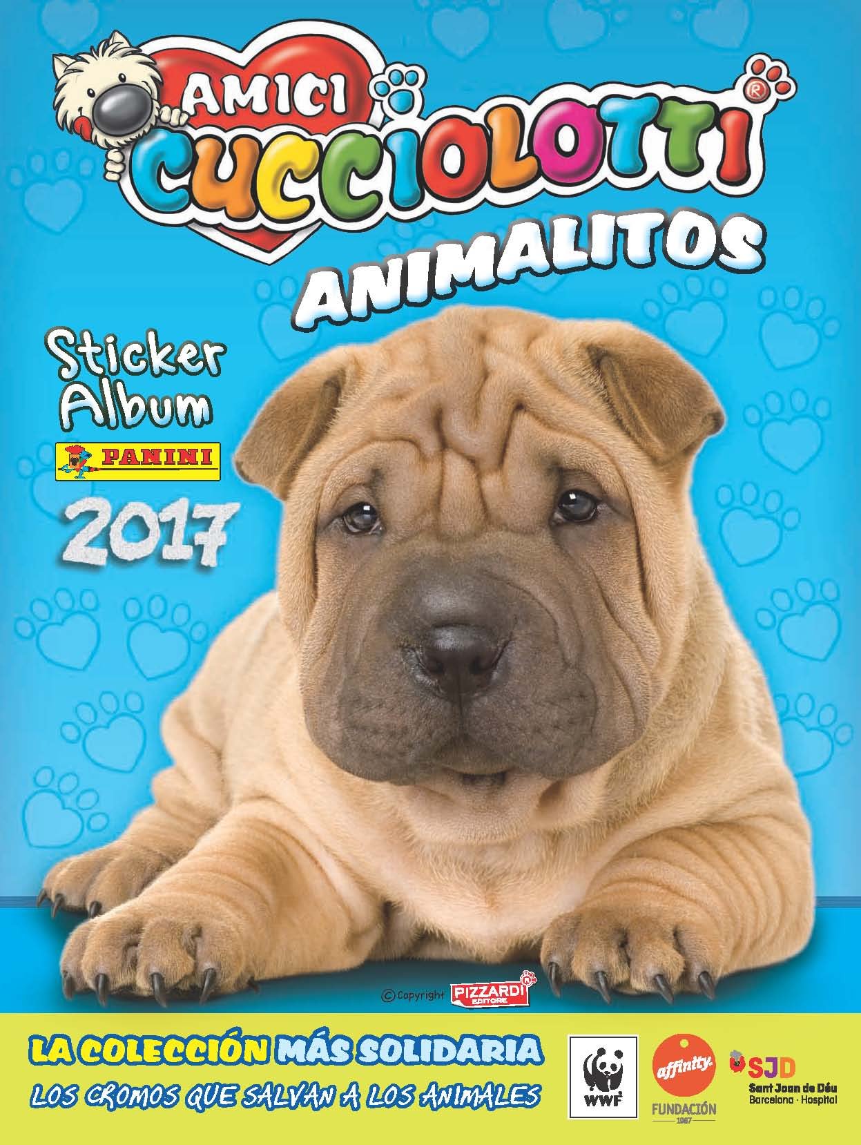 Panini - Amici Cucciolotti, álbum animalitos 2017 (003217AE)