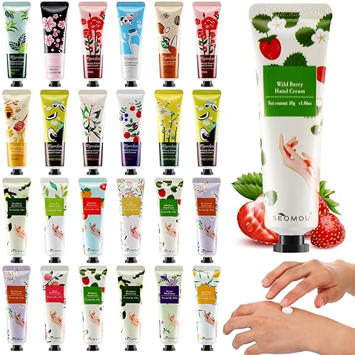 Regalo de crema de manos a granel para mujeres y niñas, regalos para el día de la madre, mini loción hidratante para manos secas y agrietadas,