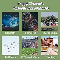 Vista 7 de Edición de 130 piedras preciosas, orejeras de protección auditiva para niños, talla única para niños de 3 a 16 años