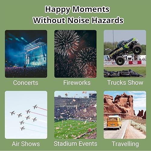 Miniatura 7 de Edición de 130 piedras preciosas, orejeras de protección auditiva para niños, talla única para niños de 3 a 16 años