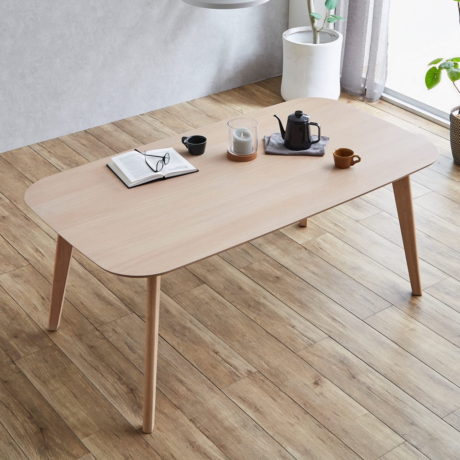 新品未使用品 ダイニングテーブル 幅1200/奥行800/高さ740mm 4人掛け オーク ナチュラル インテリア 未開封 家具 店頭引取歓迎 ■R10108 新品未使用品 ダイニングテーブル 幅1200/奥行800/高さ740mm 4人掛け