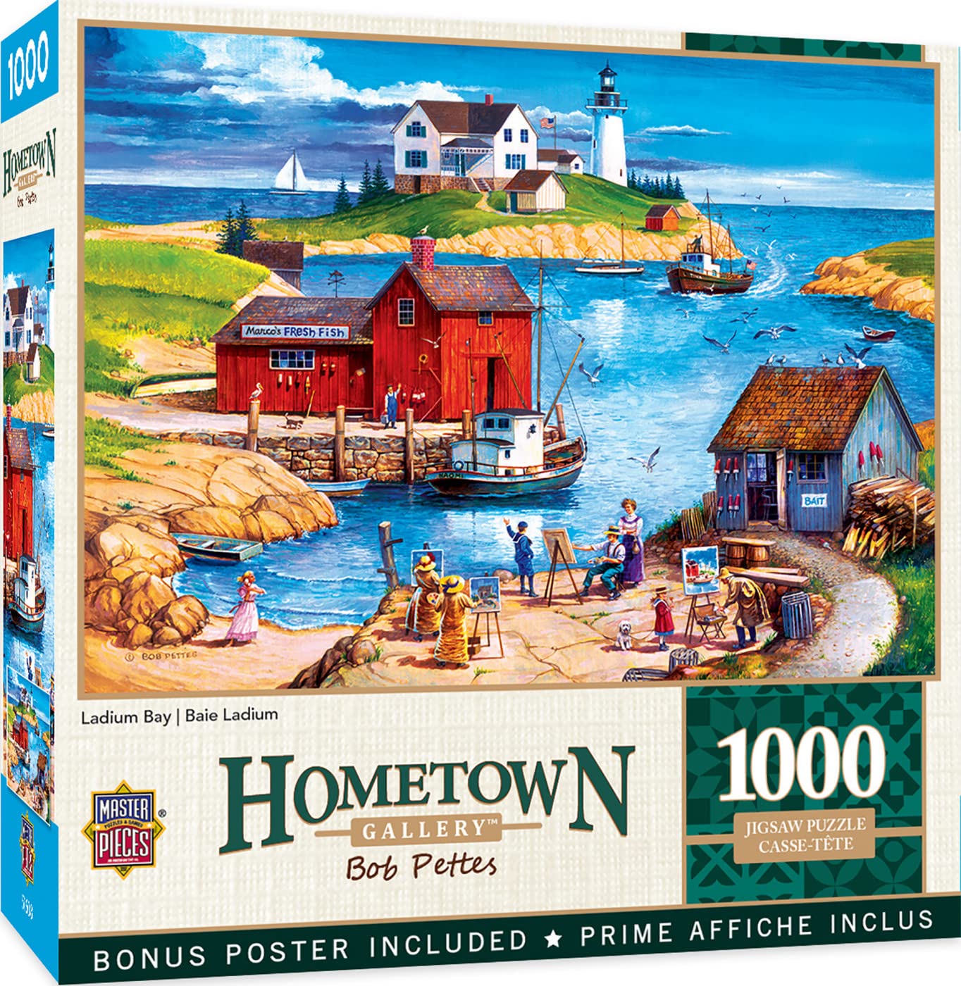 MasterPieces 1000 Piece Jigsaw Puzzle for Adults, Family, Or Kids - Ladium Bay - 19.25"x26.75"