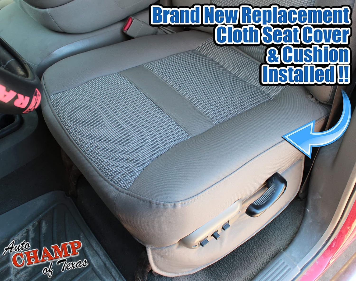 Compatible with Driver Side Bottom Replacement Seat Foam Cushion Dodge Ram 1500 (2006-2008), 2500 & 3500 (2006-2009)