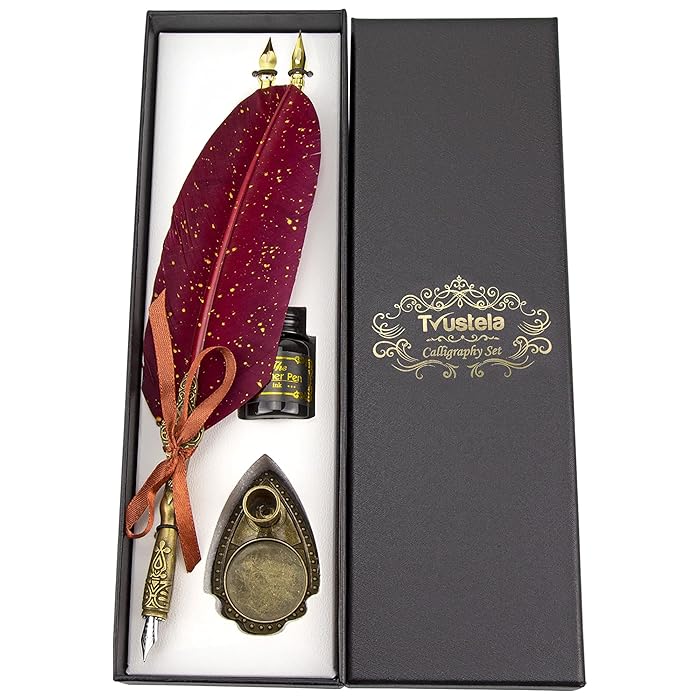 Buy Calligraphy Pen Set, Feather Pen, Calligraphy Pen Set, Quill And
