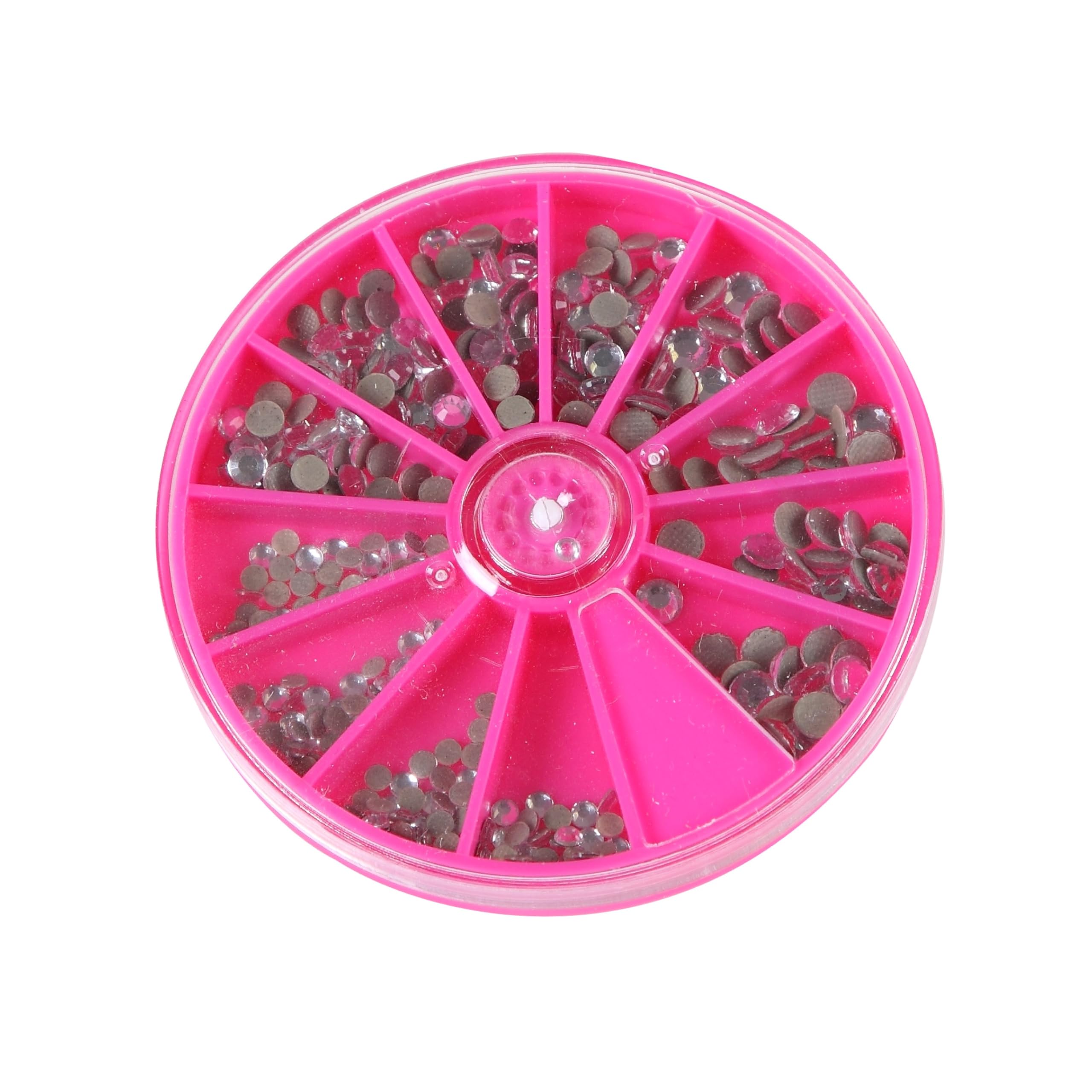 Tulip Glam-It-Up! Iron-On Glass Crystals 300 Pack Clear Carousel