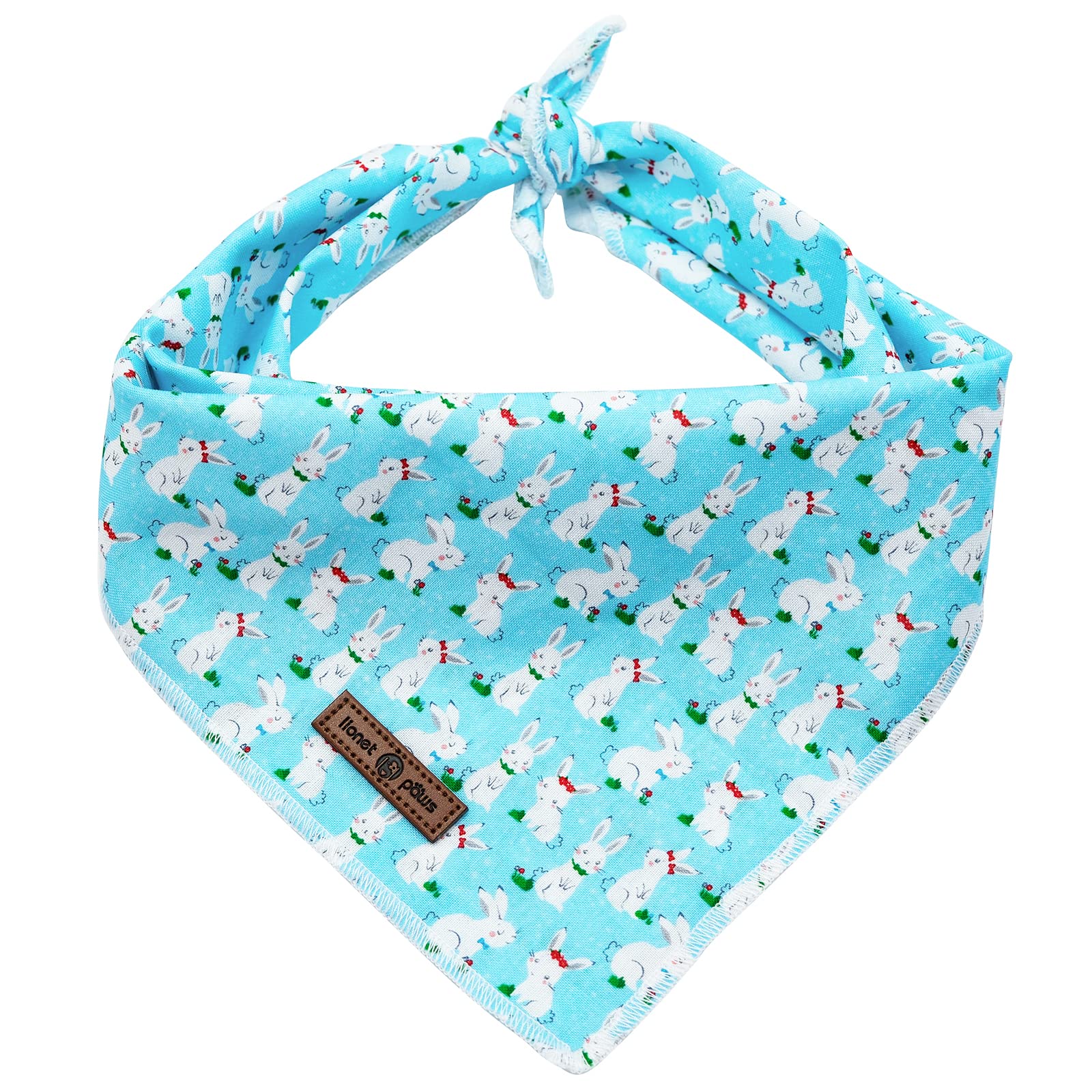 Gxdamxz 4er Set Hunde Halstücher - Baumwolle Bandanas 45x45cm Für Kleine Bis Große Hunde