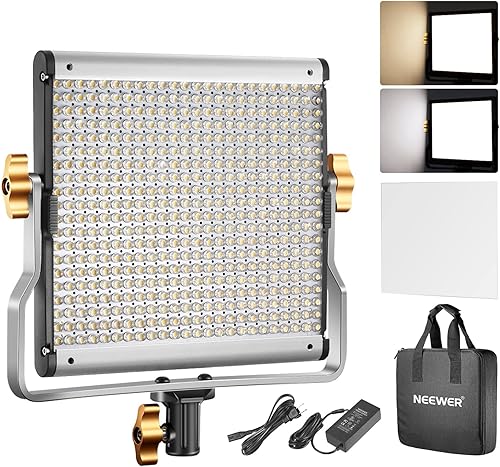 Neewer LED bicolor regulable con soporte en U luz de video profesional para estudio YouTube kit de iluminaciĂłn de fotografĂa de video al aire libre Neewer LED bicolor regulable con soporte en U luz de video profesional para estudio YouTube kit de iluminaciĂłn de fotografĂa de video al aire libre