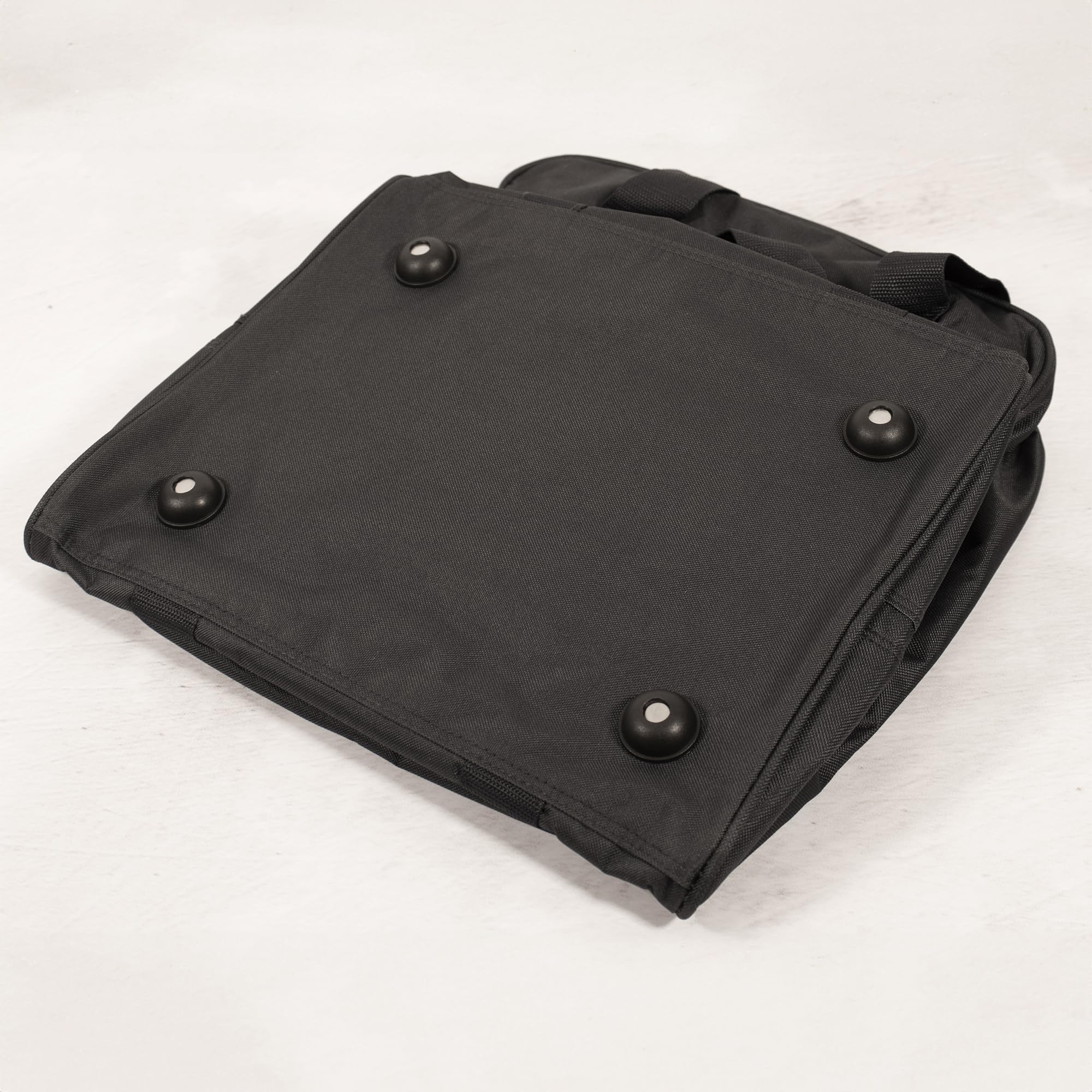 Hobby Gift Sac pour Machine à surjeteuse – Sac de Transport rembourré en Polyester – Poches pour Rangement d'accessoires supplémentaires (h/l/h) 39 x 32 x 36 cm, Noir, Noir, (d/w/h) 39 x 32 x 36cm.,