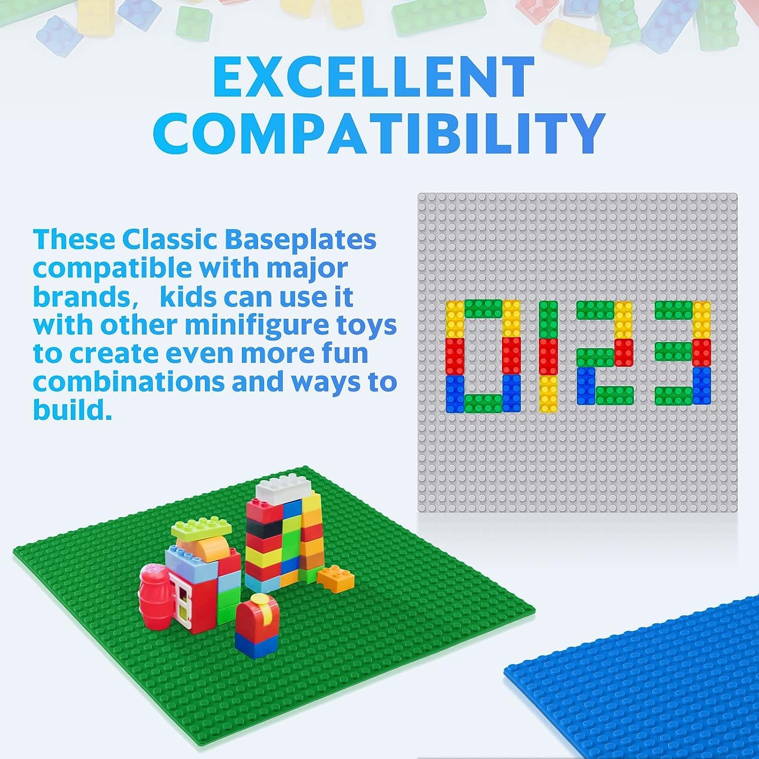 Base Lego Juego De Placas Base De Construcción Compatibles Con