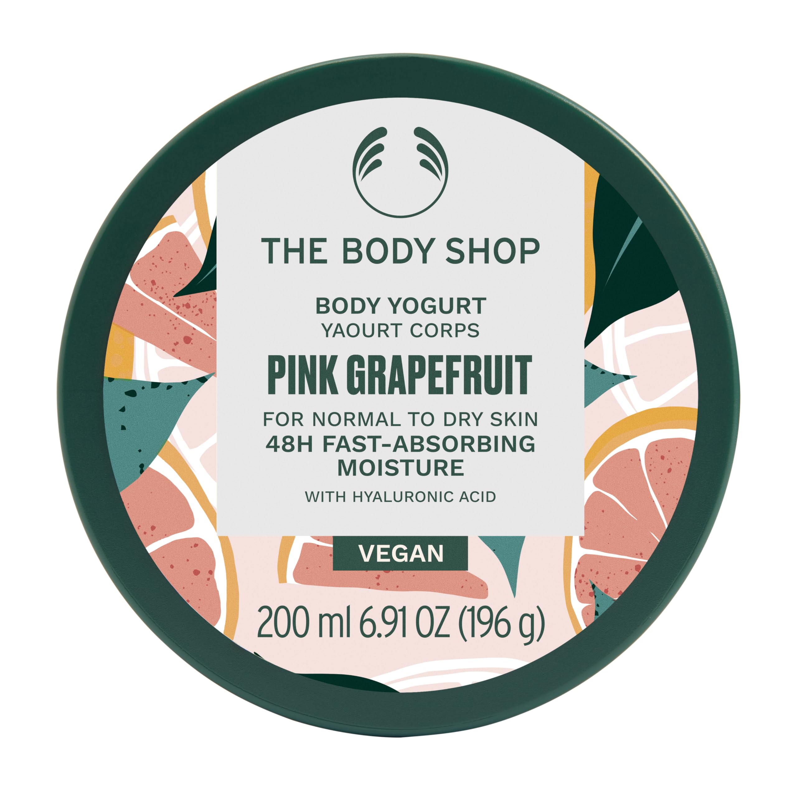 The Body Shop Pink Grapefruit Body Yogurt For Normal To Dry Skin 6.91 Ounces