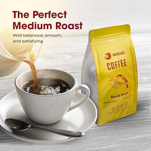 Miniatura 7 de Birdee Café molido vietnamita - 1 libra - Bold & Brew - Seleccionado a mano - Mezcla arábica y Robusta - Café tostado medio - Apto para dieta
