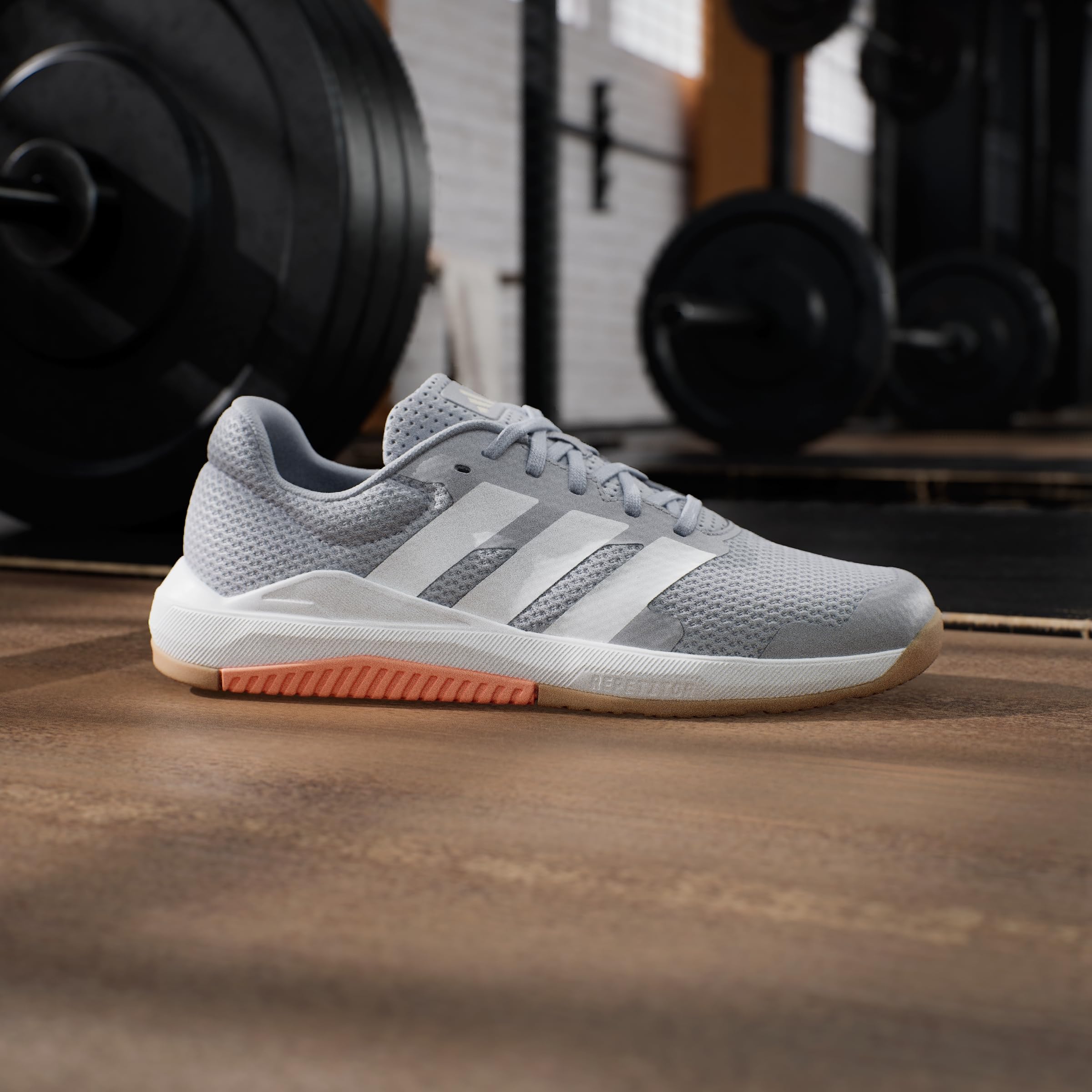 adidas Kobiety Dropset Base Training Shoes, halo silver/ftwr white/beam orange, 42 EU