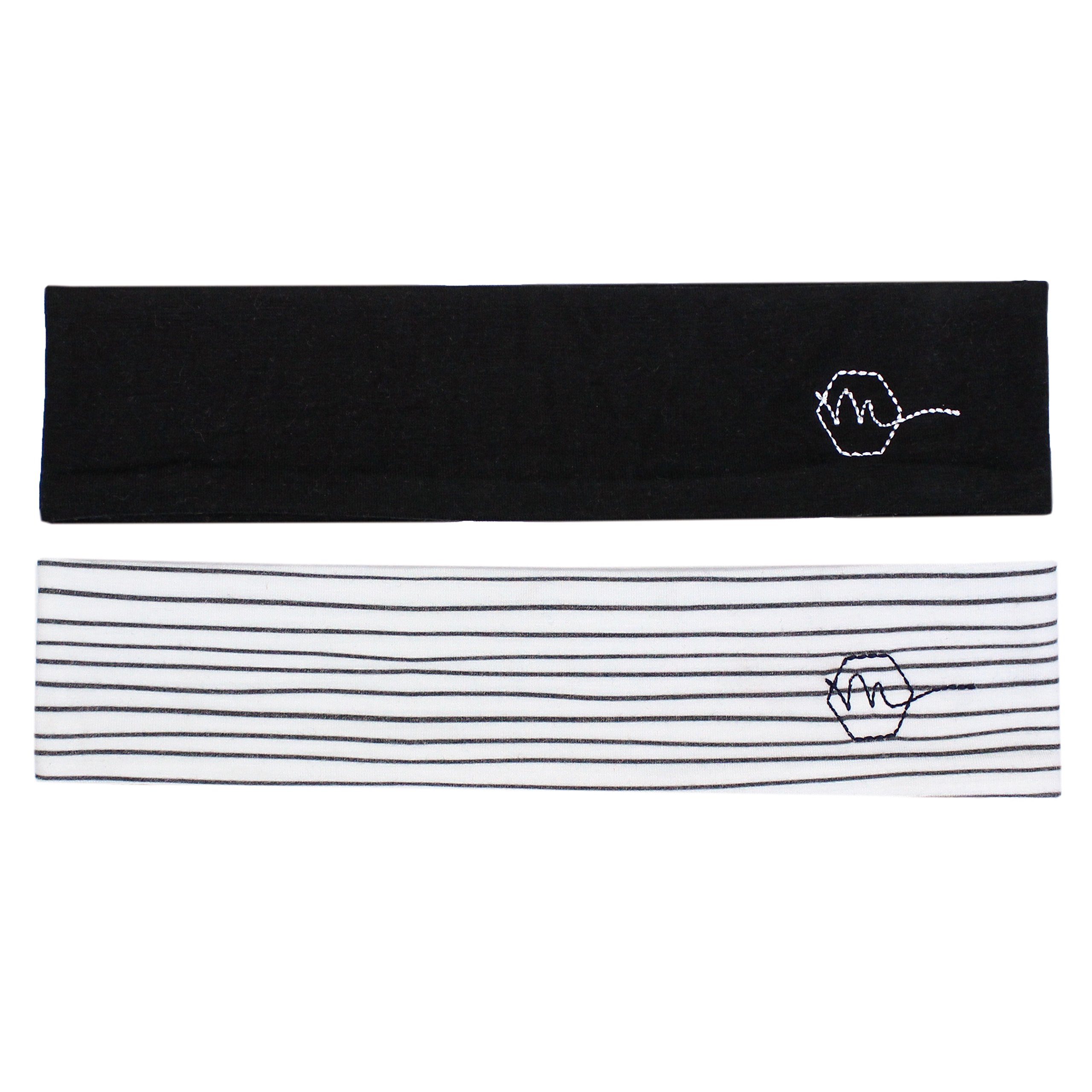 Maven Thread 2" Wide Workout Headbands for Women (2 Pack) – Non-Slip Sweatbands for Gym, Running & Yoga