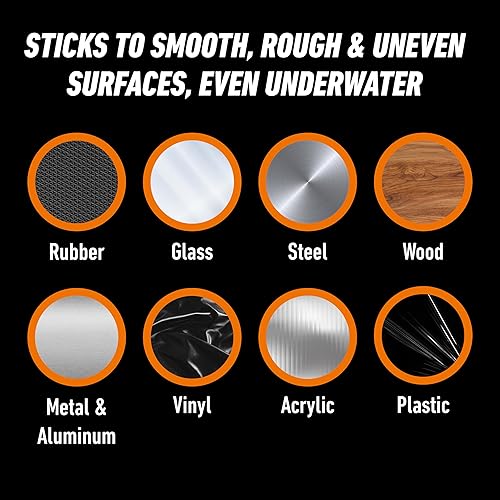 Miniatura 9 de Gorilla - Cinta adhesiva impermeable (10 x 10 pies), color blanco