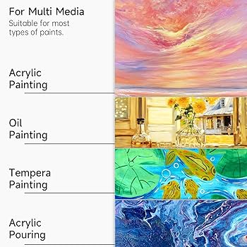 JAM1。　キャンバス Amazon.com: Shuttle Art Stretched Canvas, 20 PCS Value Pack