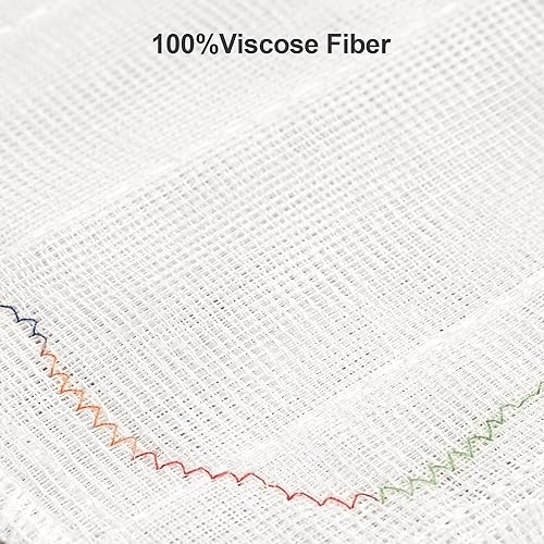 Vista 91 de JOYMOOP Paquete de 18 paños de limpieza de microfibra, toallas de cocina para lavar platos, paños absorbentes sin manchas sin pelusa para limpieza