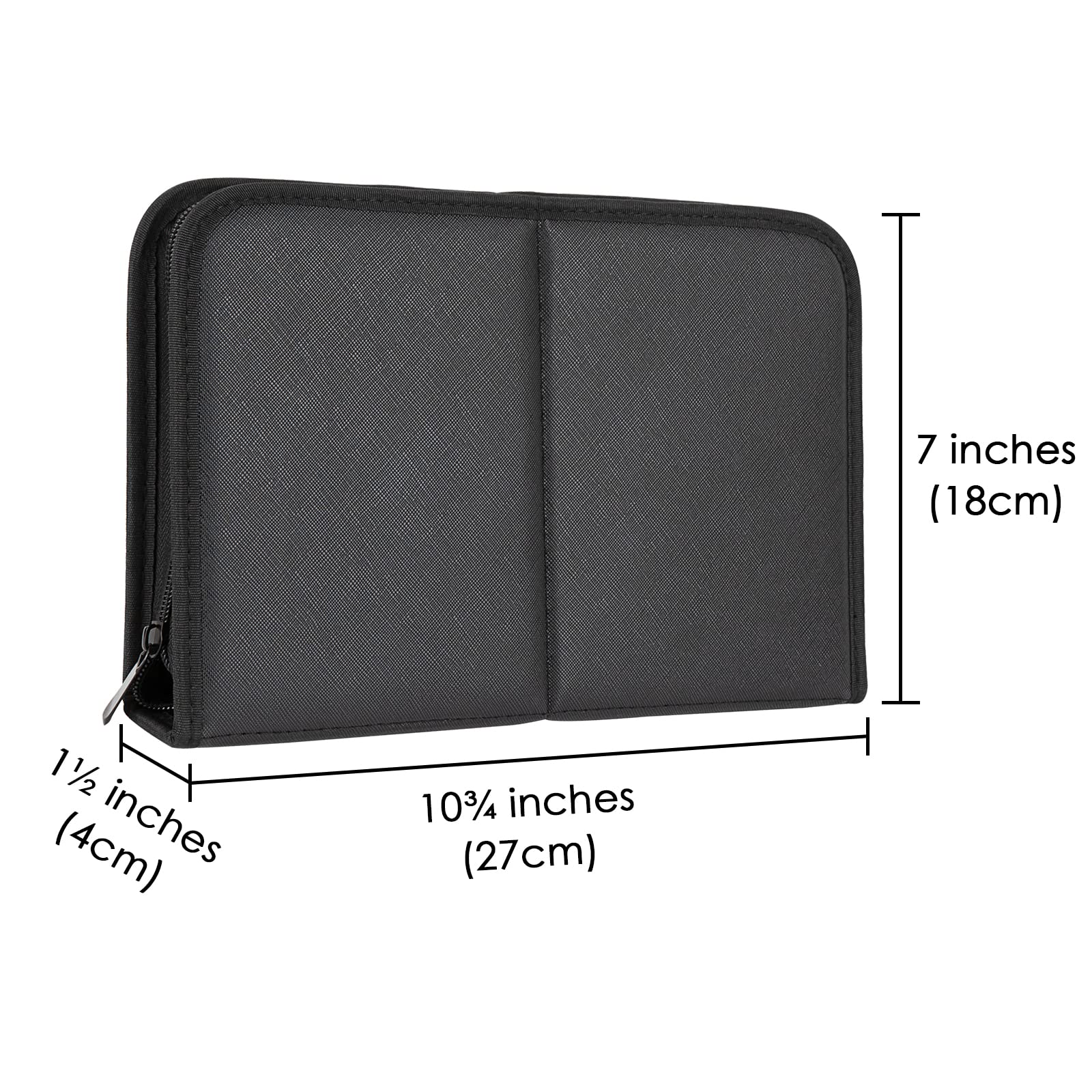 CAIRIAC Makeup Brush Organizer Bag Standing Makeup Brushes Holder Travel Case - Image 2
