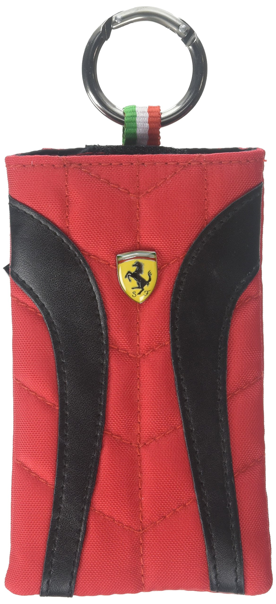 MastersClub Inc. FEPOV2BL Mobile Pouch - 1 Pack - Retail Packaging - Red and Black