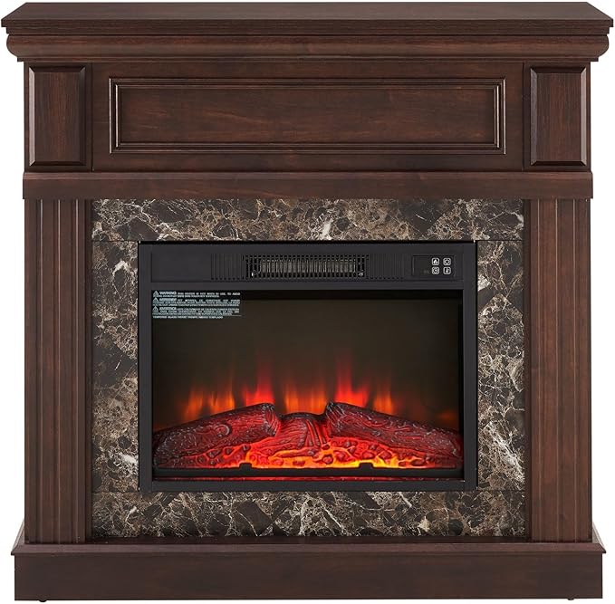 Chimenea Eléctrica 42" con Repisa y Control Remoto 1400W miniatura 8