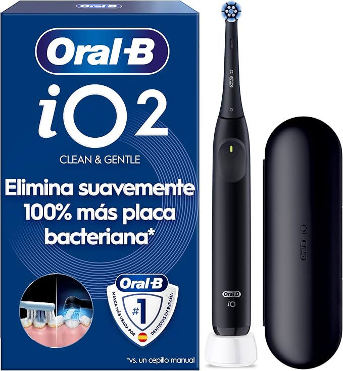 LOréal-B iO 2 Cepillo de Dientes Eléctrico Rosa Suave con Accesorios