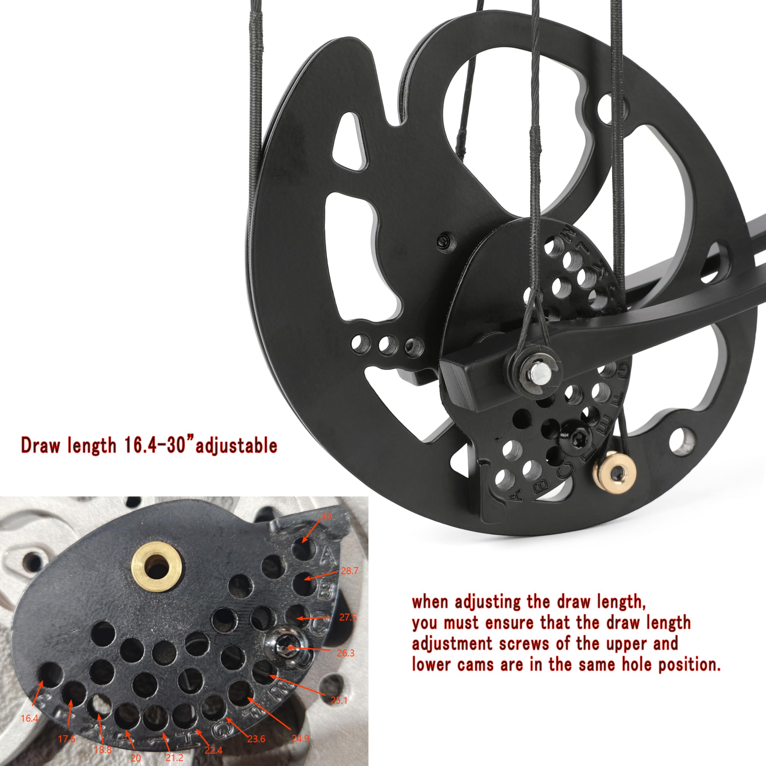 30"arco composto,0~70lbs arco di tiro con l'arco e set di frecce,lasciate fuori: 80%,arco di caccia per adulti,arco di tiro al bersaglio,per pesca con l'arco,la caccia