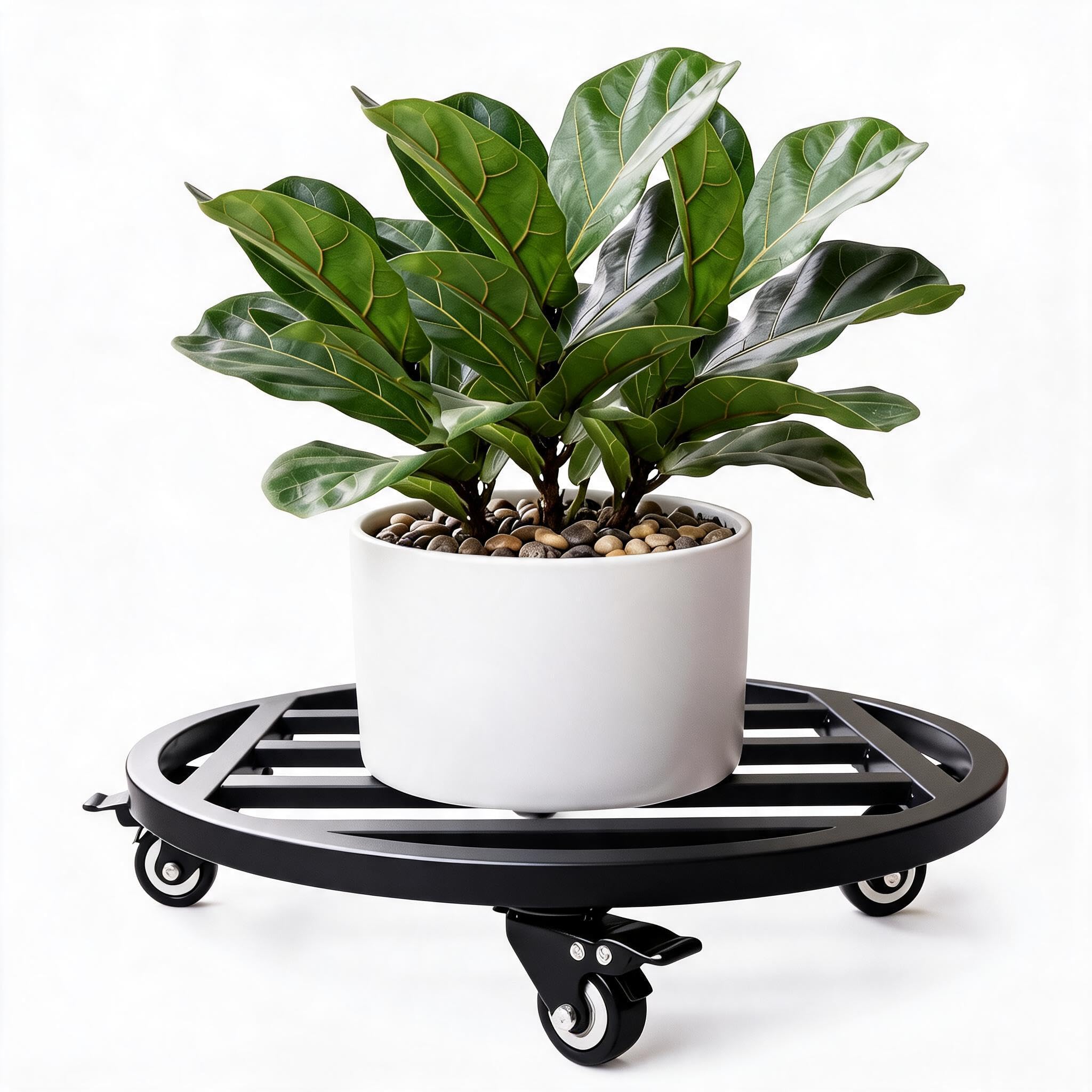 2PCS 18-Inch Plant Caddy with Wheels Heavy Duty, 500 Lbs