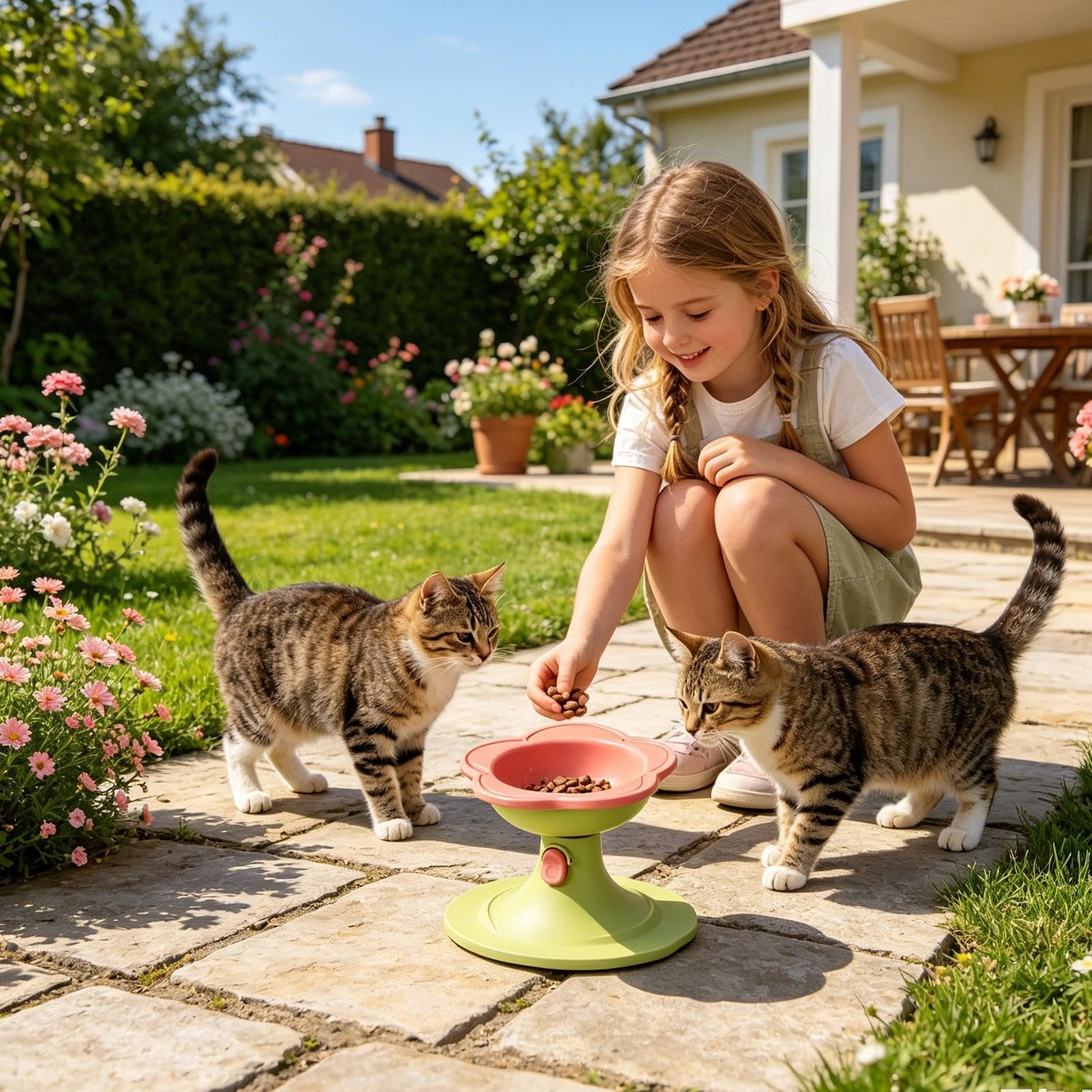 Futternapf für Haustiere, abnehmbarer Futterständer in Form eines