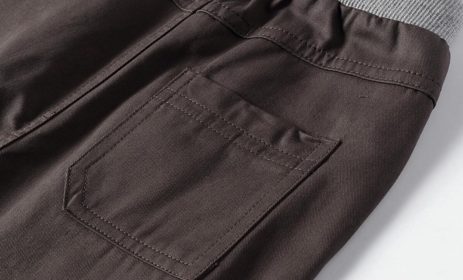 Mud Kingdom Toddler Boys Cotton Pull On Pants Adjustable Elastic Waist 3-9 Years - Image 5