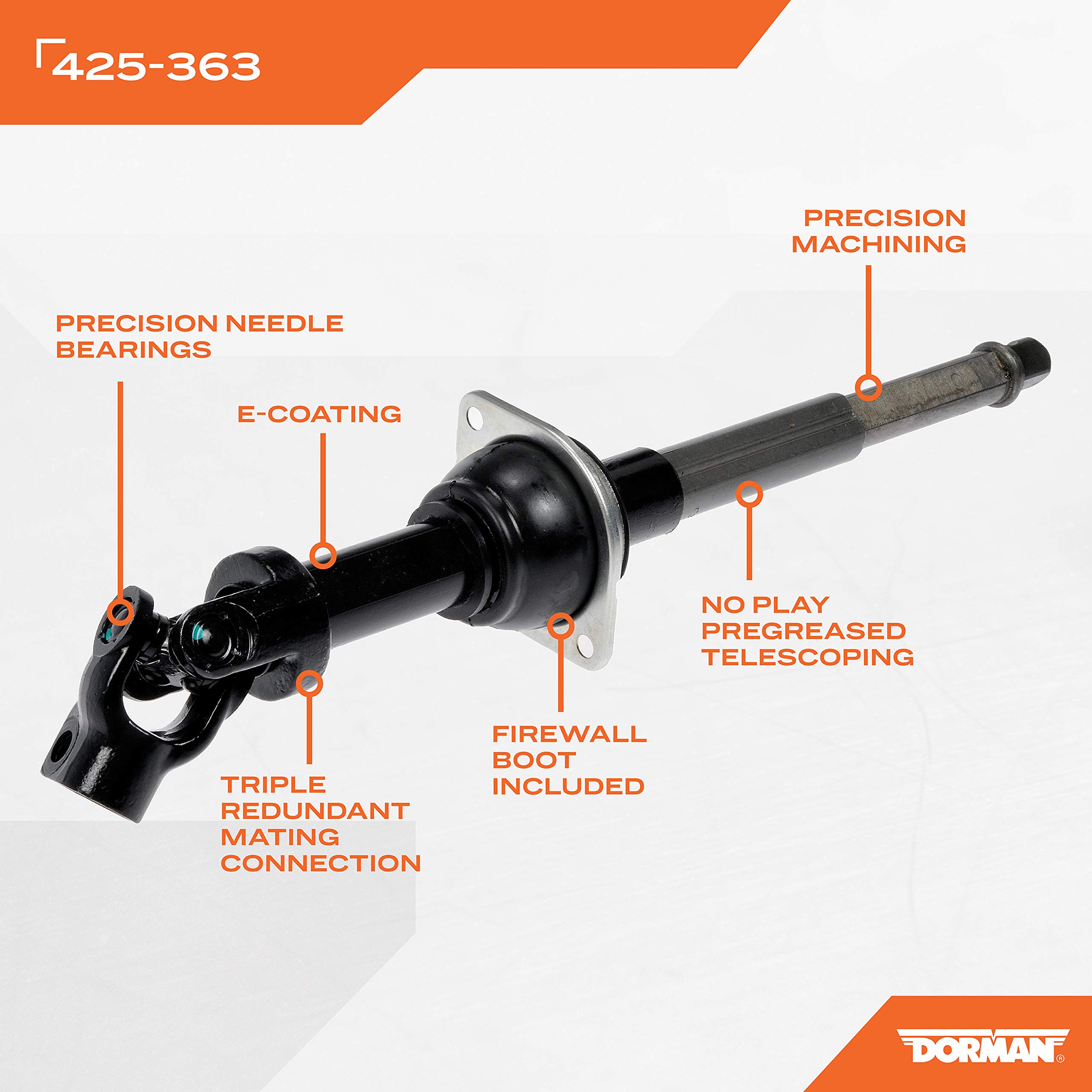 Dr．プチシルマ Amazon.com: Dorman 425-363 Steering Shaft Compatible with