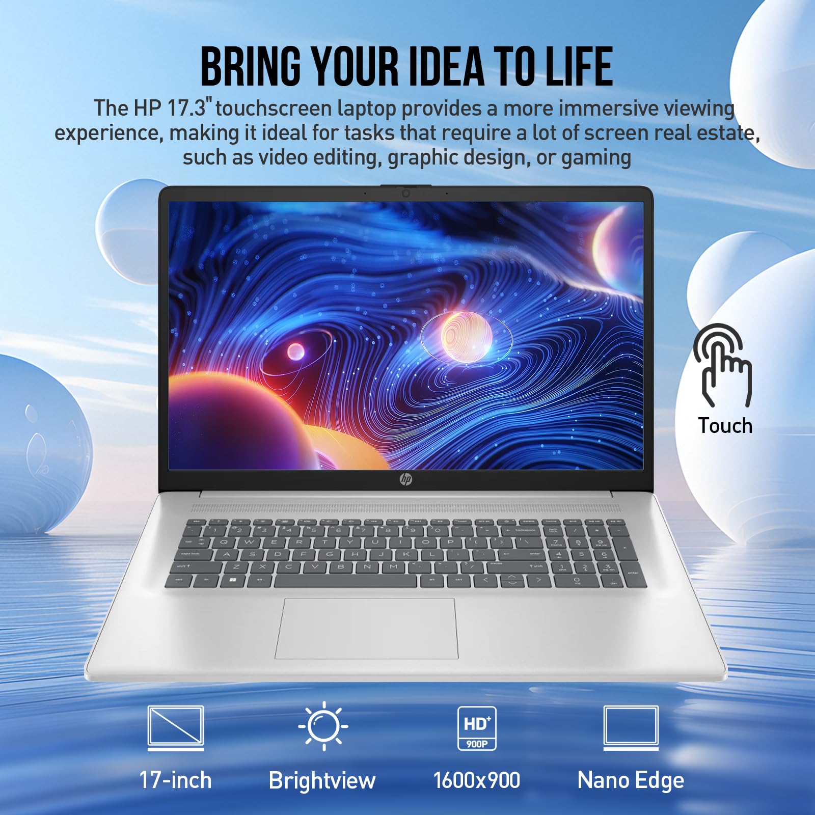 Amazon.co.jp: HP 17 タッチスクリーンラップトップコンピューター