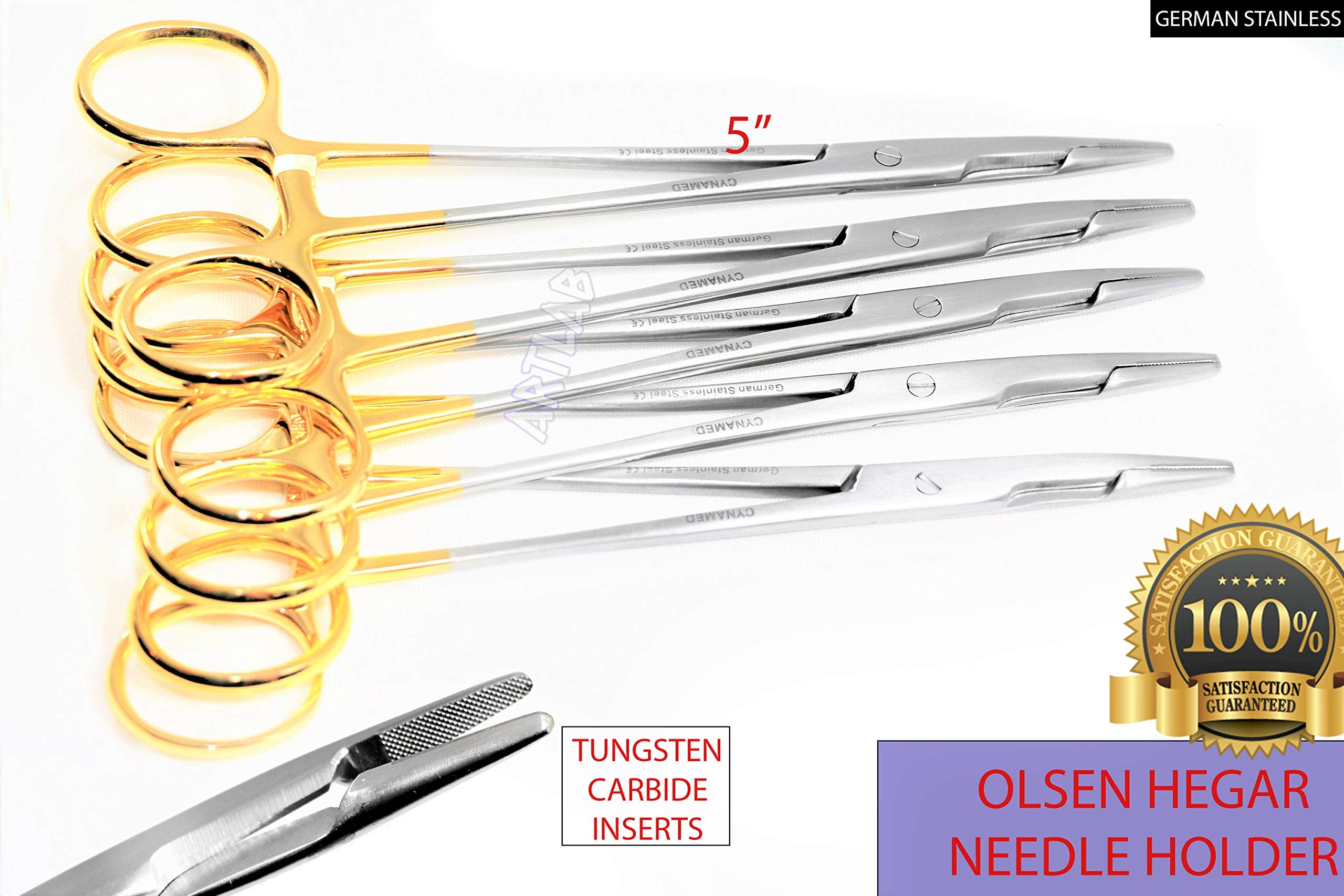 5EA Premium German T/C Needle Holder 5