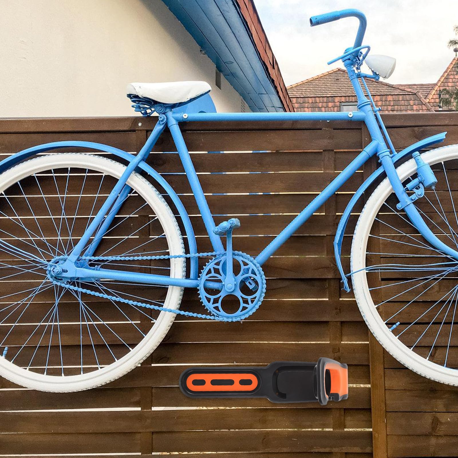 2 Piezas Soporte de Pared para Bicicletas Plegable