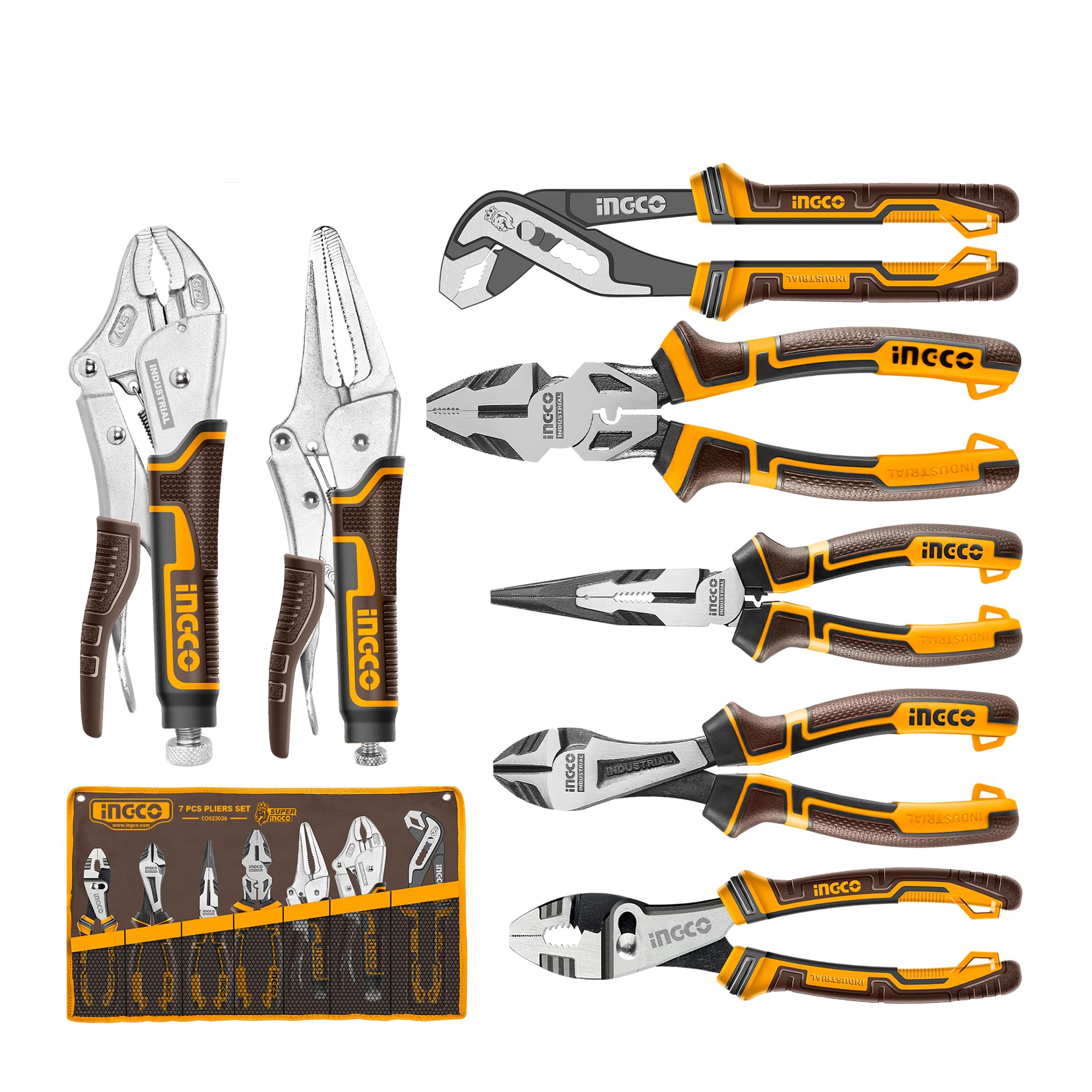 INGCO 7 Pcs Pliers Set, CR-V, Labor-saving Structural Design, Pliers, Hand tools, for Home improvement (B0D86S2SWF) Amazon Price History, Amazon Price Tracker