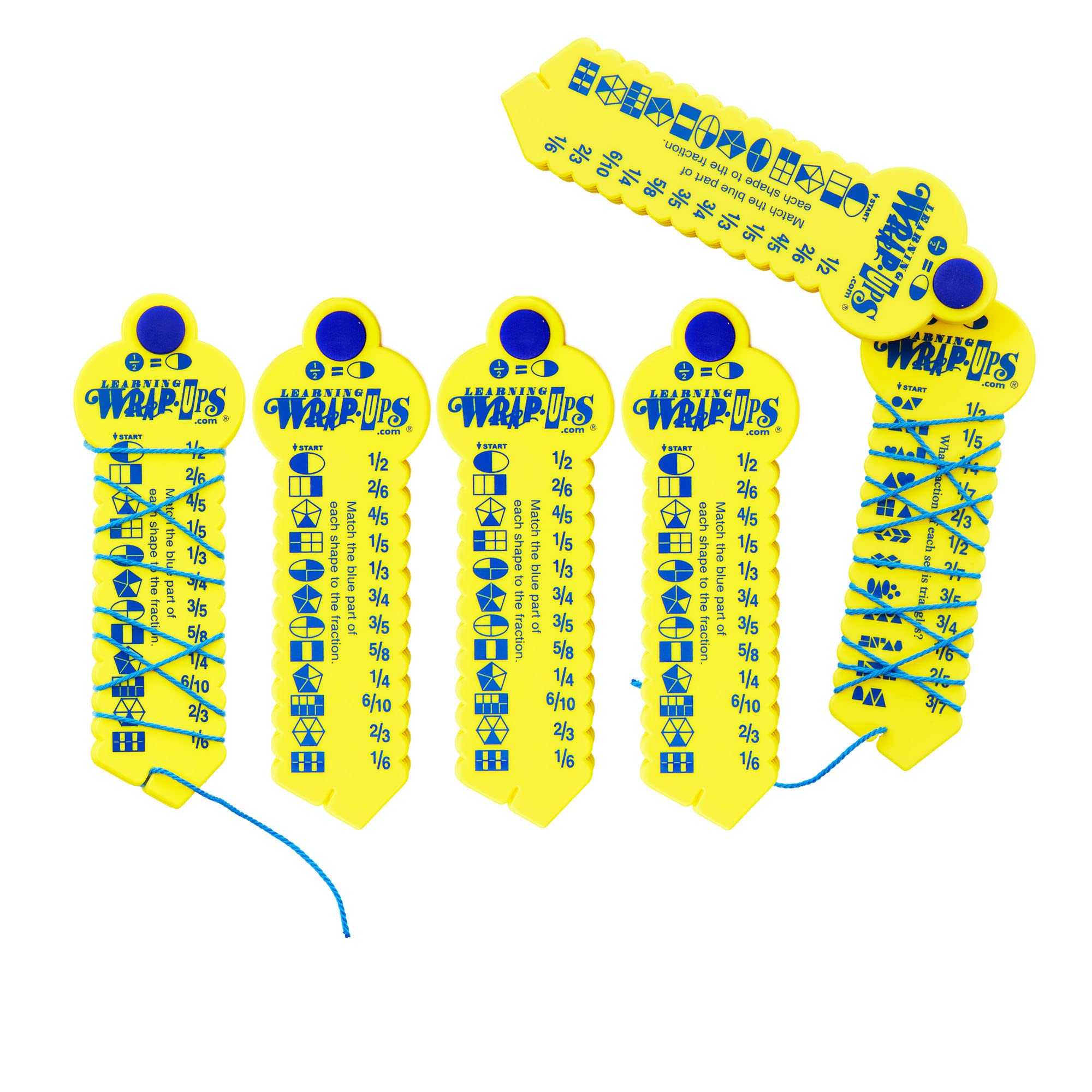 LEARNING WRAP-UPS SELF-CORRECTING Fractions Wrap-up Center Kit (5 Pack)