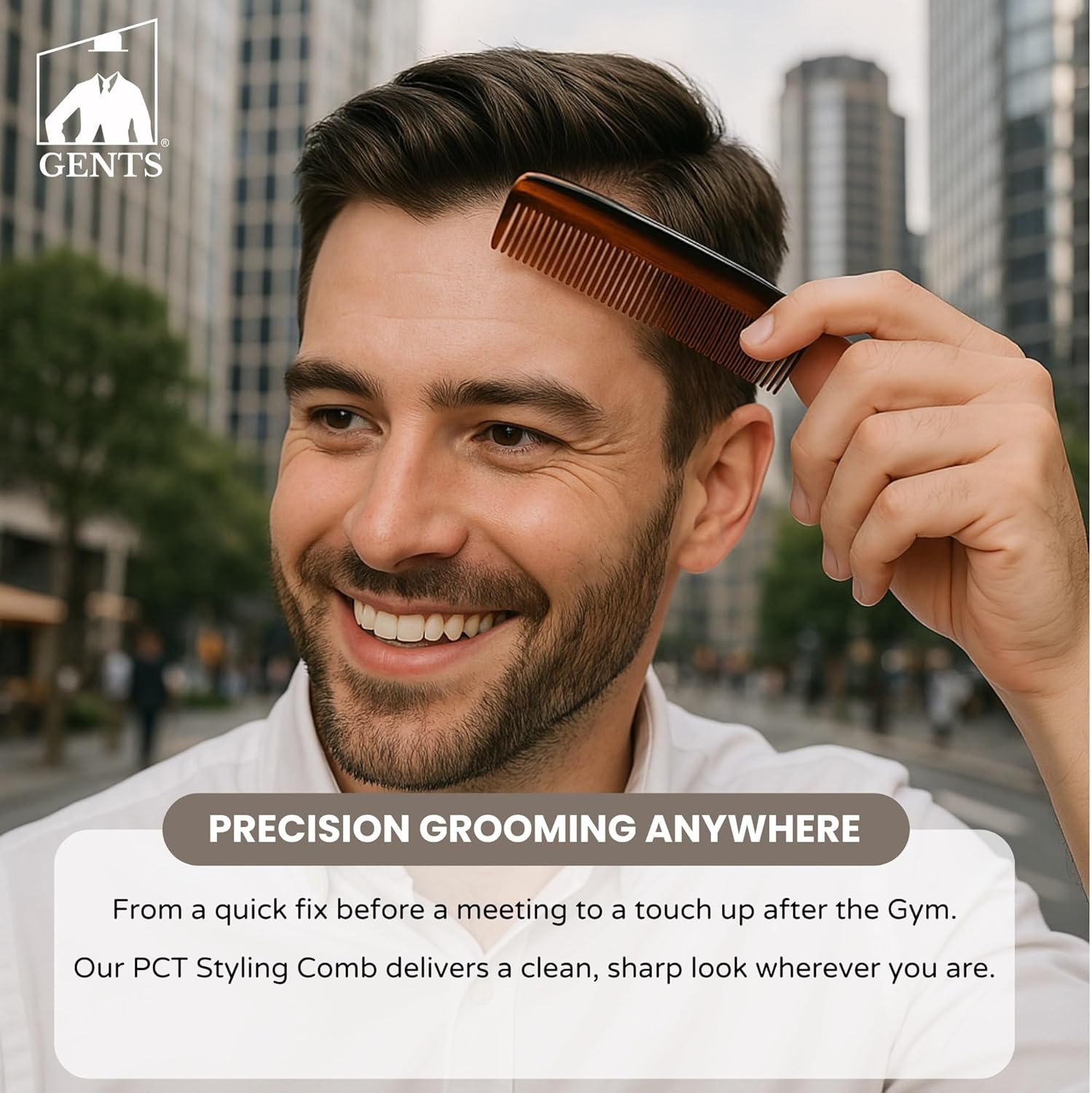 G.B.S ハンドメイド 5インチ ポケットコーム ひげと髪の毛づくろい用 PCT 3個パック