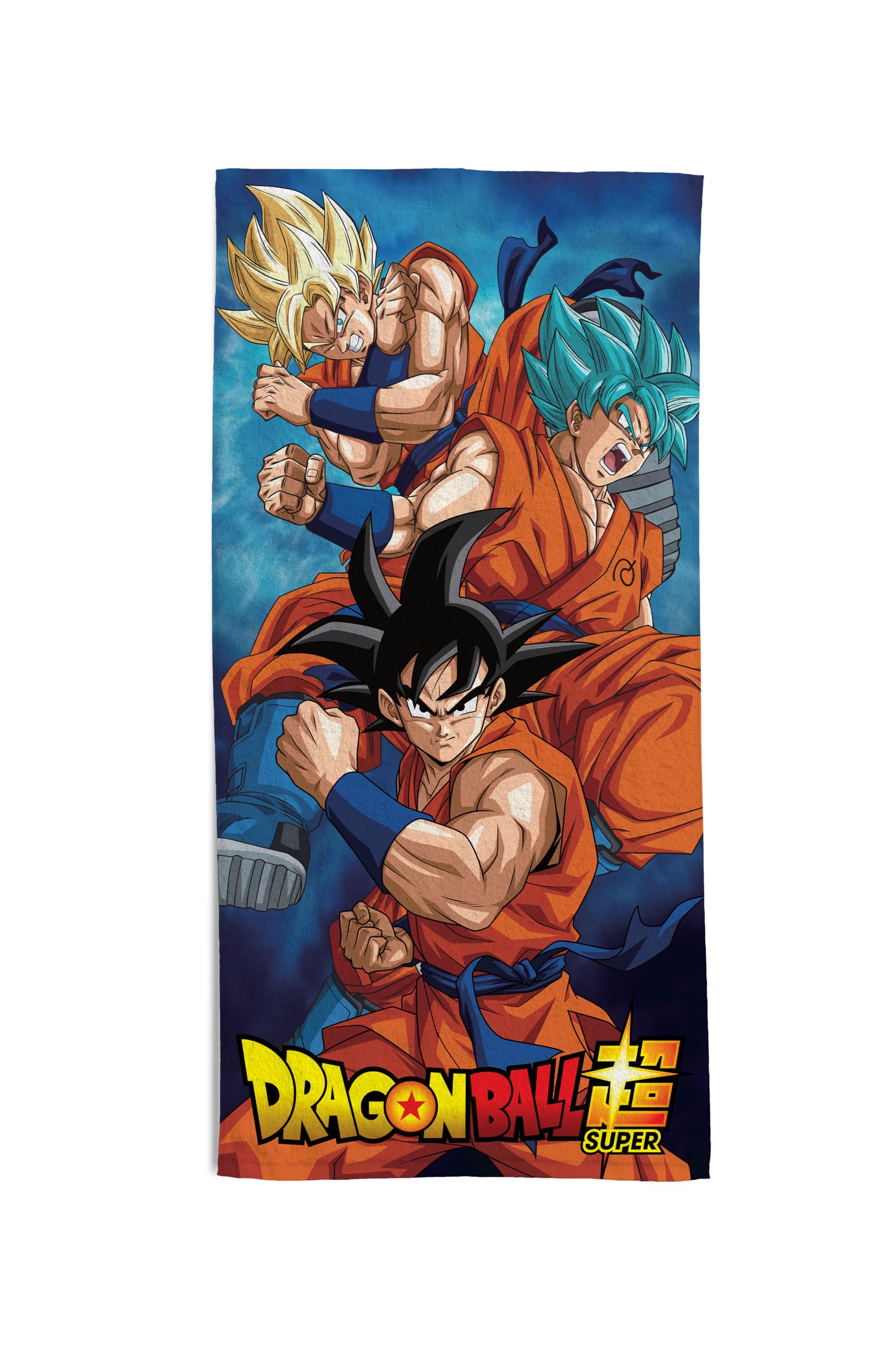 hermet, Ręcznik plażowy Dragon Ball, 70 x 140 cm, ręcznik plażowy lub basenowy, 100% miękka bawełna, praktyczny i lekki