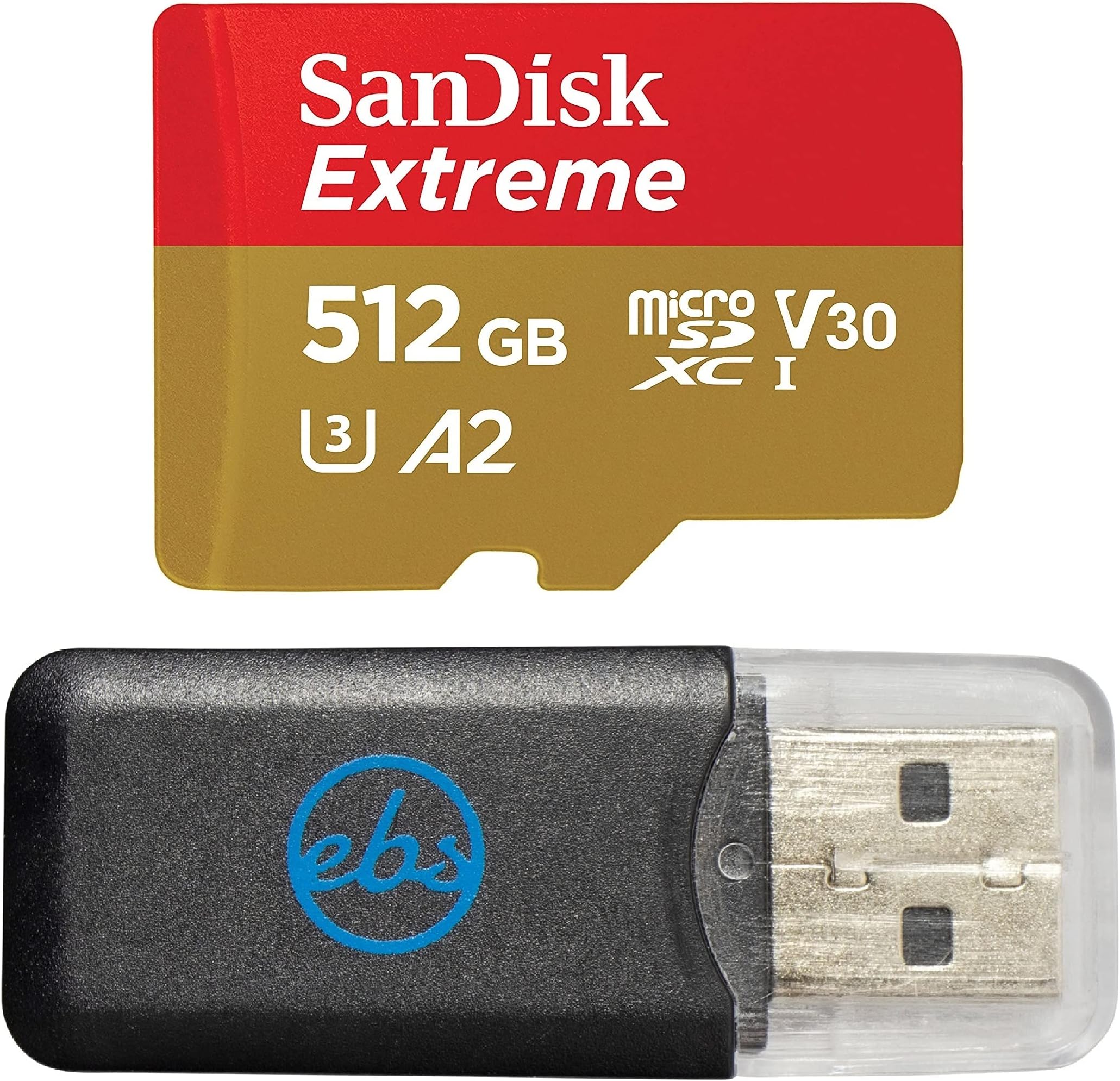 SanDisk Extreme 512GB Micro SD Memory Card for GoPro Works