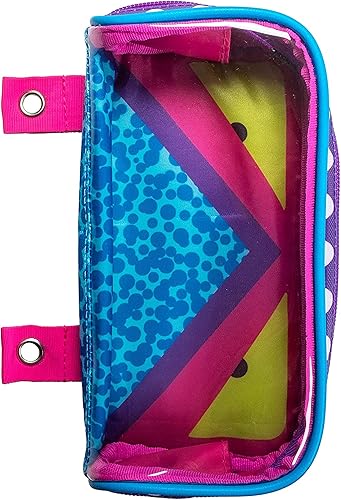 Case-it PLP-150-CLR-ME Monster Eye - Estuche transparente con ojales, con ojales, 2 x 4 x 8,3 pulgadas, color magenta