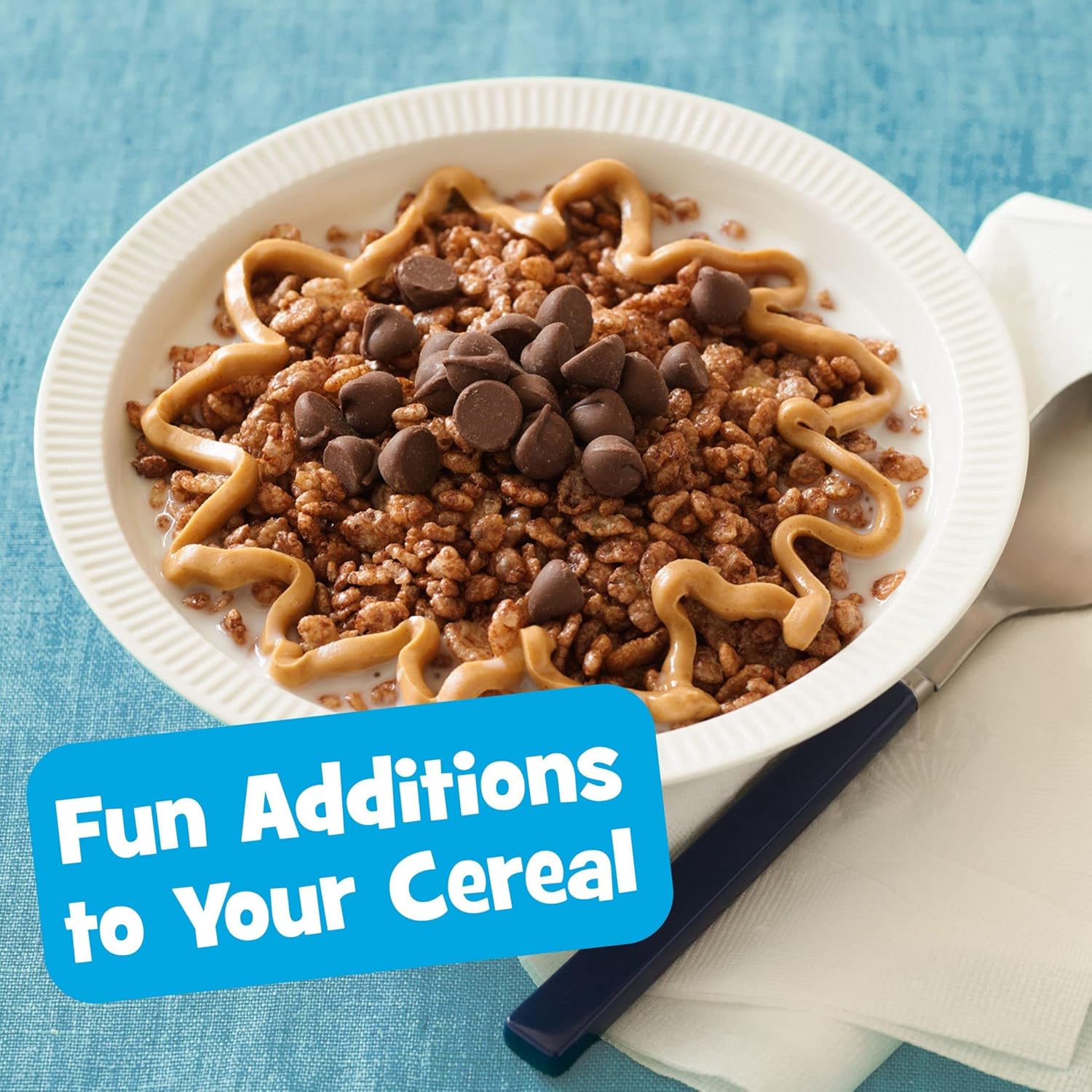 Kellogg's Cocoa Krispies Breakfast Cereal, Kids Snacks, Family Breakfast, Family Size, Chocolatey Flavor (8 Boxes)