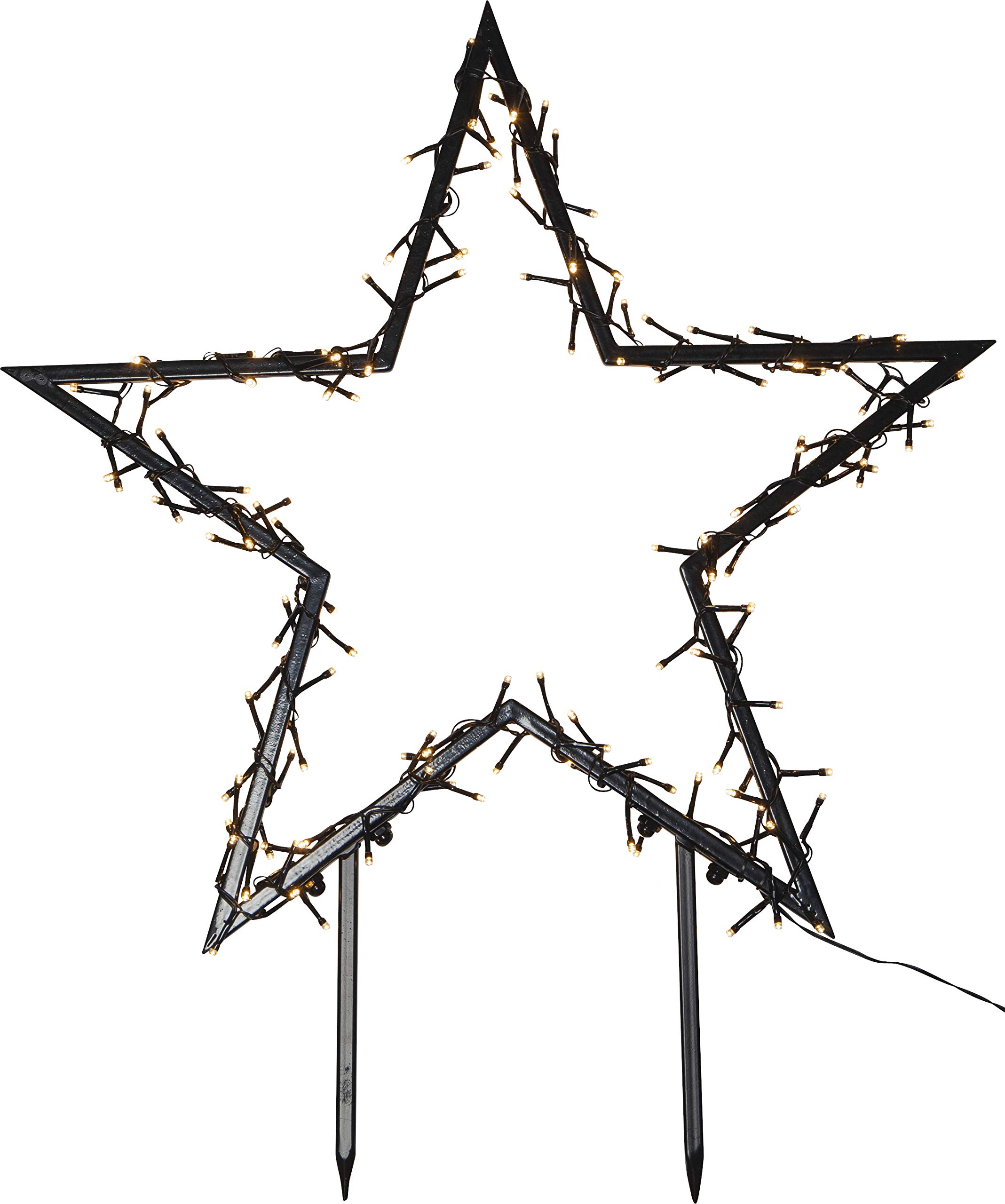 Estrella de luz LED 'Spiky', 140 ledes de luz blanca cálida