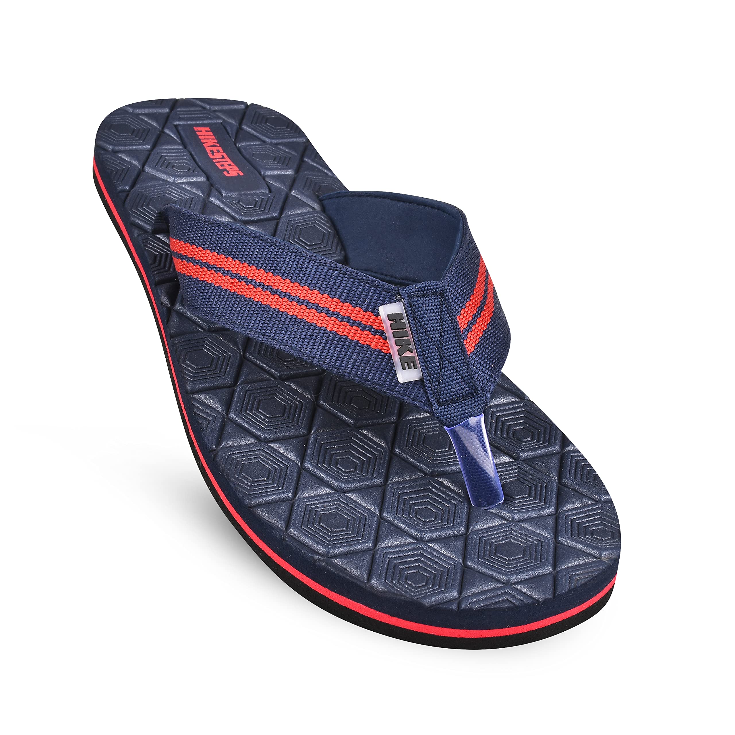 Hike Steps Raptor Navy & Red Flipflops | Super comfortable | Durable | Amazing Grip | Anti Skid | Lightweight | Flexible | Slipper for Men (Size- 8) (B0BRKD6RDB) Amazon Price History, Amazon Price Tracker