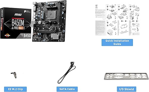 Miniatura 7 de MSI B450M-A PRO MAX II - Placa base de escritorio para juegos - Chipset AMD B450 - Enchufe AM4 - Micro ATX