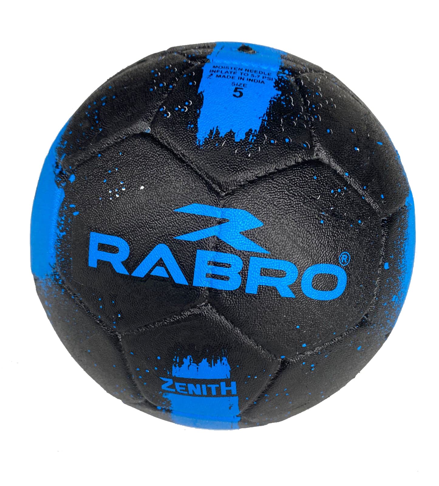 RABRO Soccer Ball, Soccer Ball Size 5, Zenith Rubber Football/Soccerball for Men & Women (Blue)